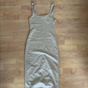 Nude Zara Bodycon Dress
